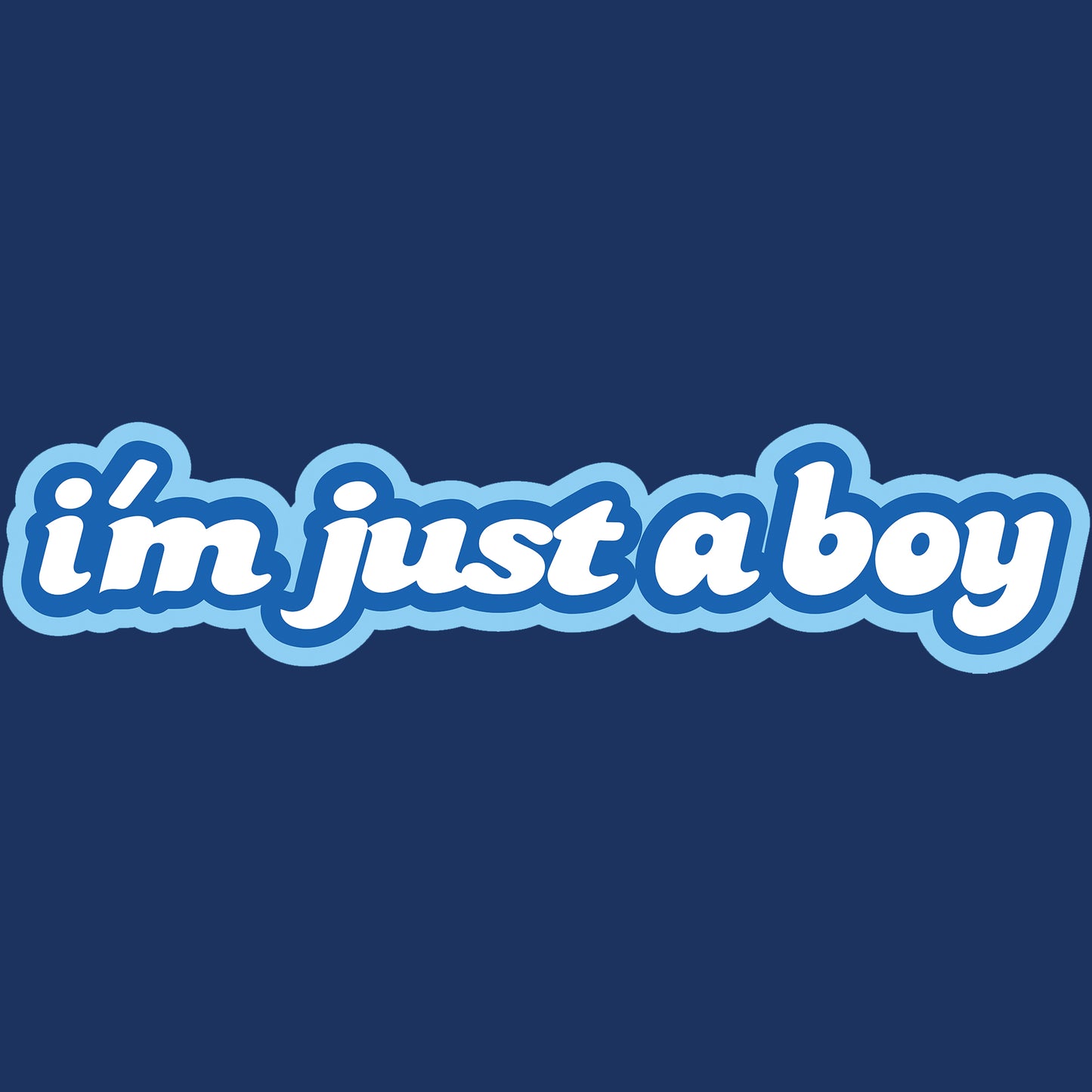 Just A Boy hoodie- Blue